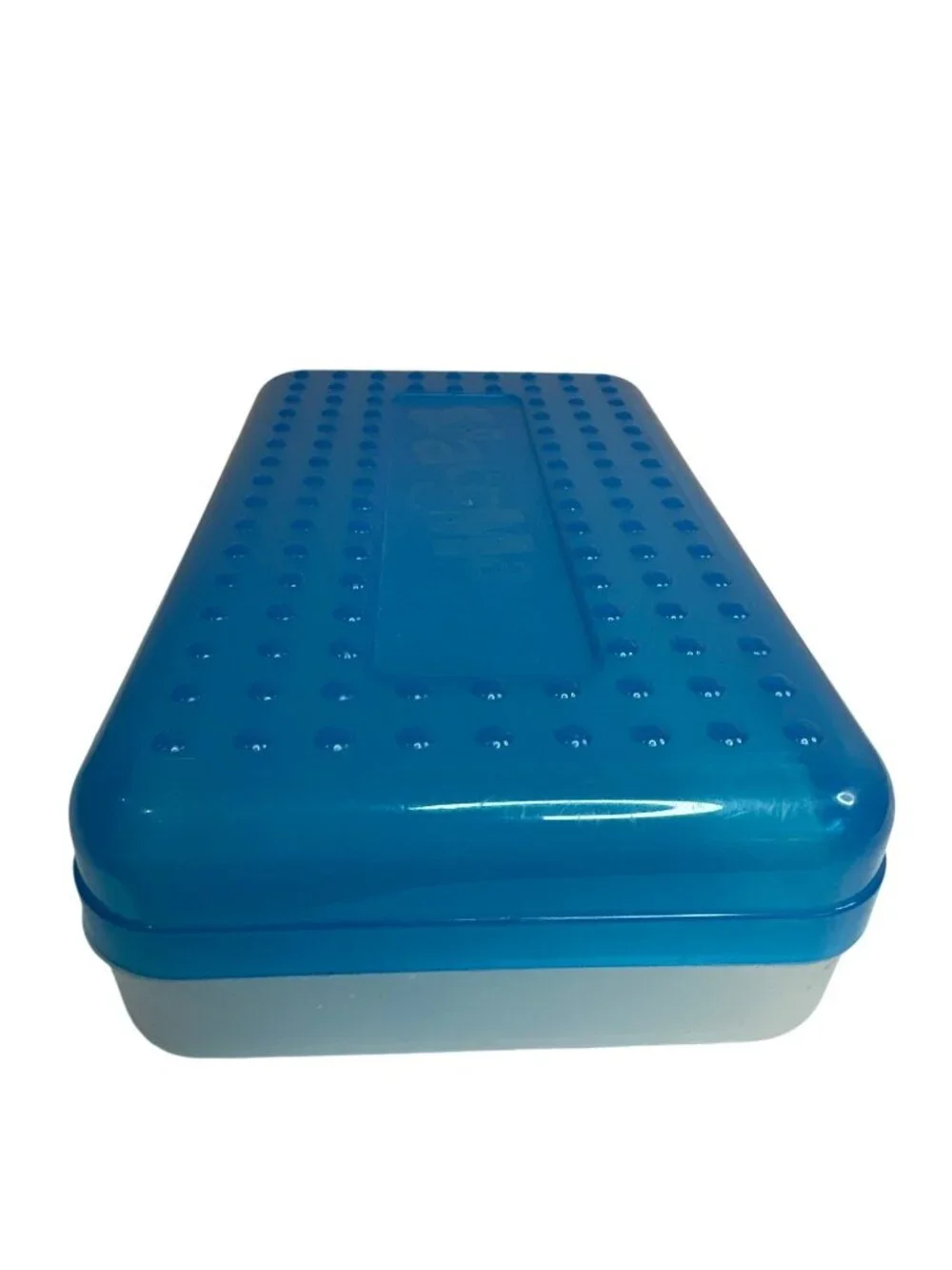 Sterilite Spacemaker Small Blue Plastic Storage Box School Supplies Organizer